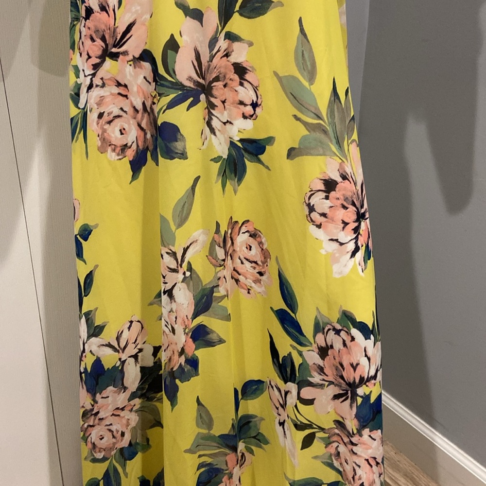 NWOT Eliza J one shoulder floral maxi - Picture 6 of 12